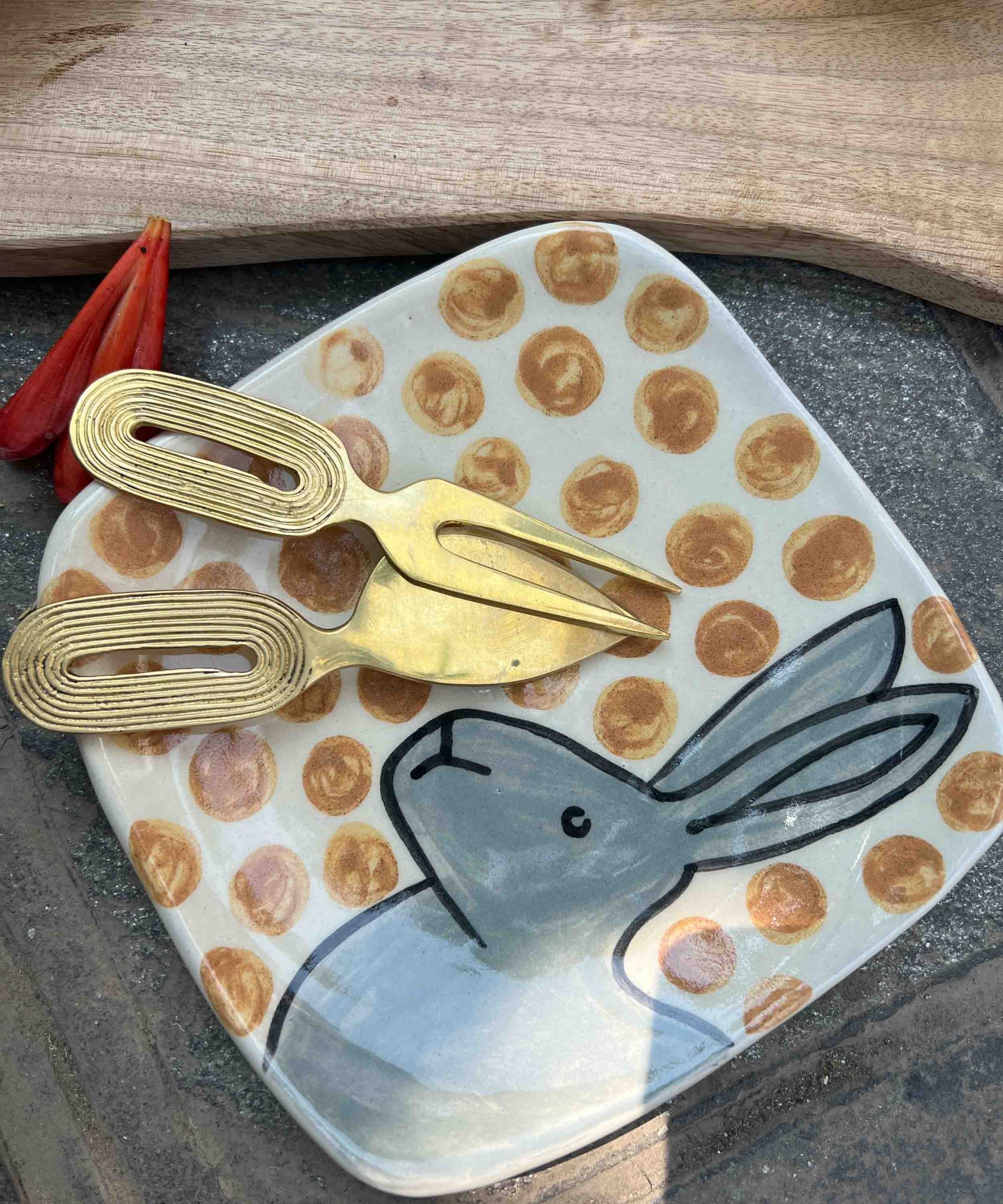 Bunny Square Plate - Image 2