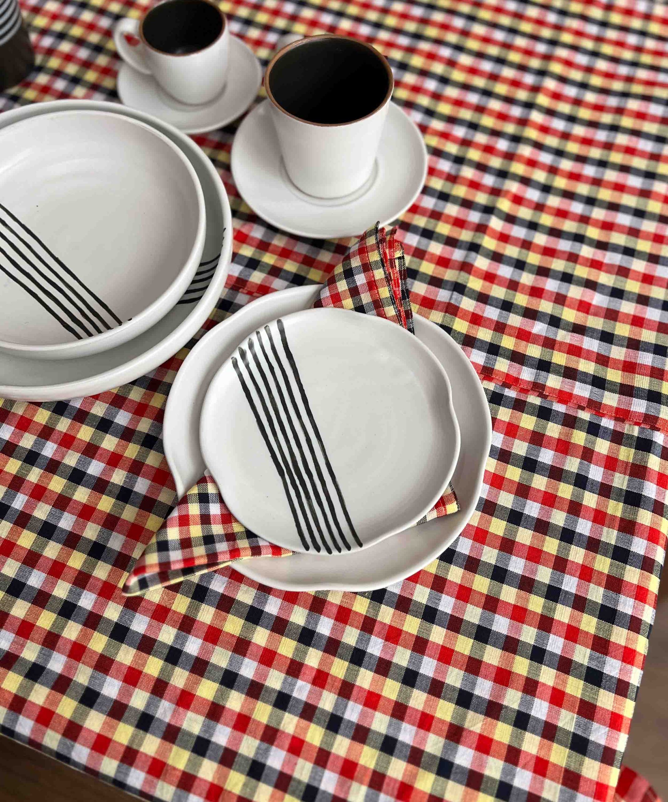 Checkered Handwoven Dhaka Collection
