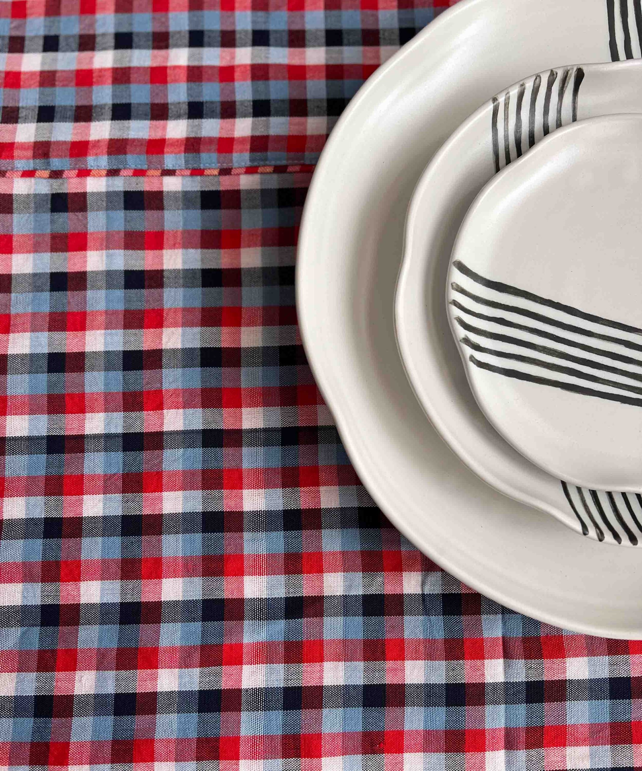 Checkered Handwoven Dhaka Collection - Image 7