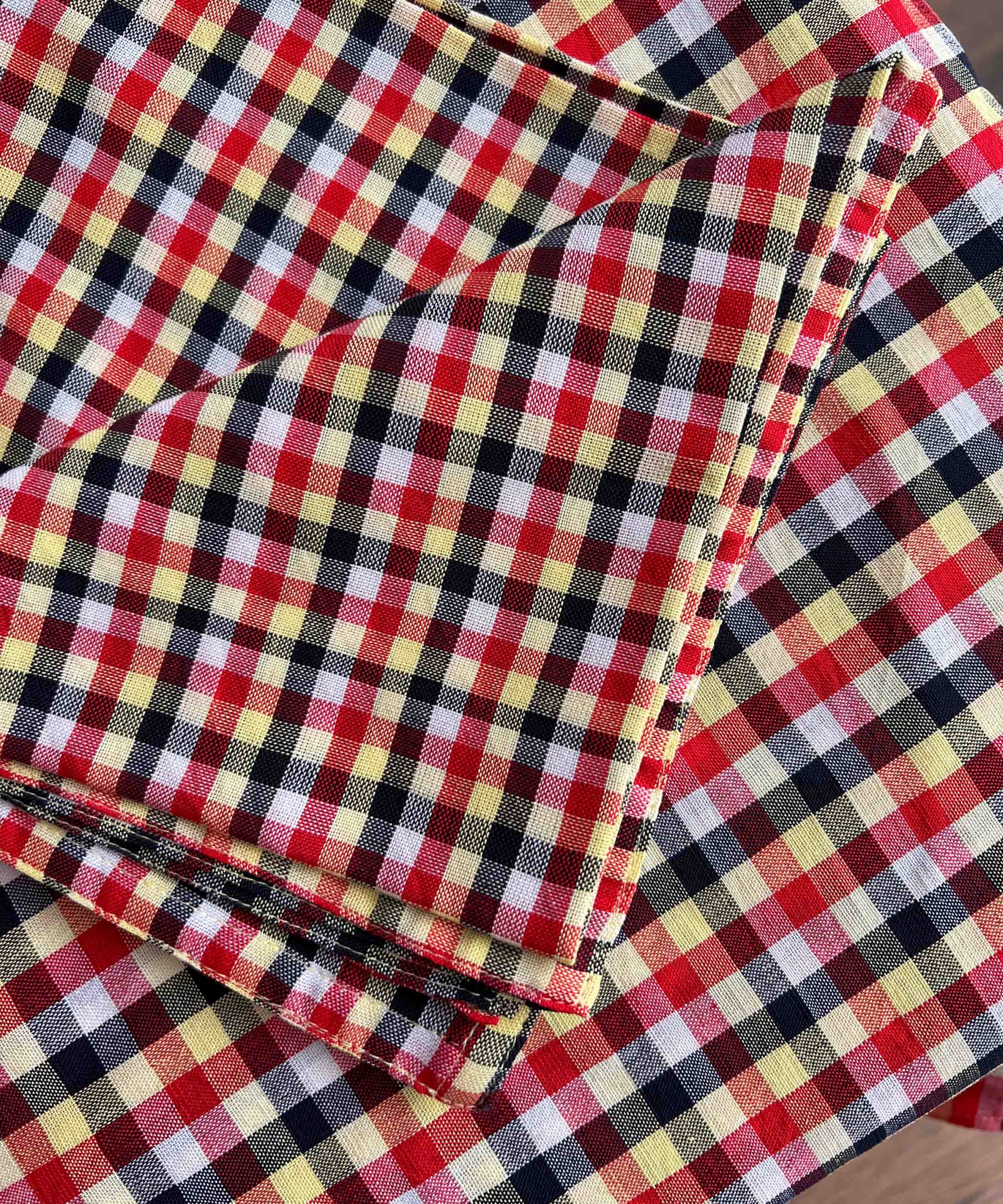 Checkered Handwoven Dhaka Collection - Image 2
