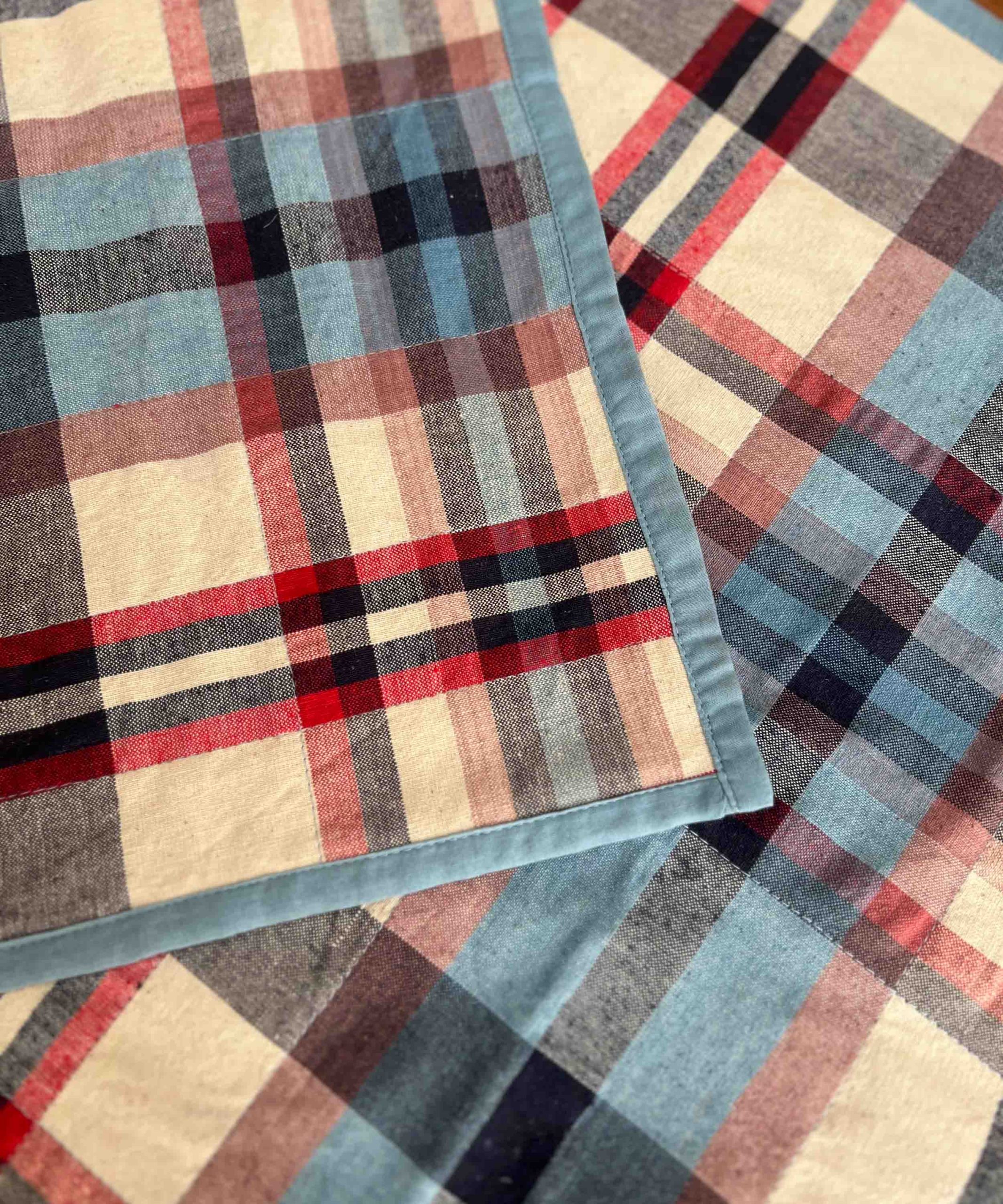 Checkered Red Blue