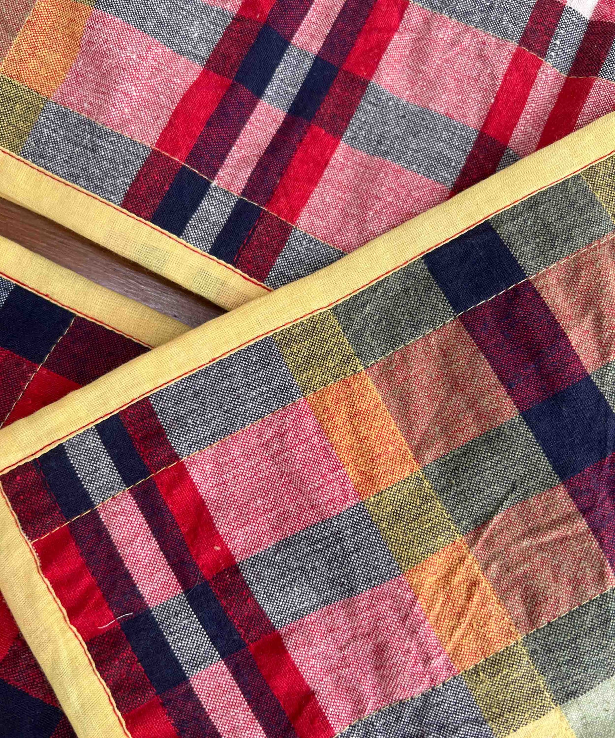 Checkered Red Yellow