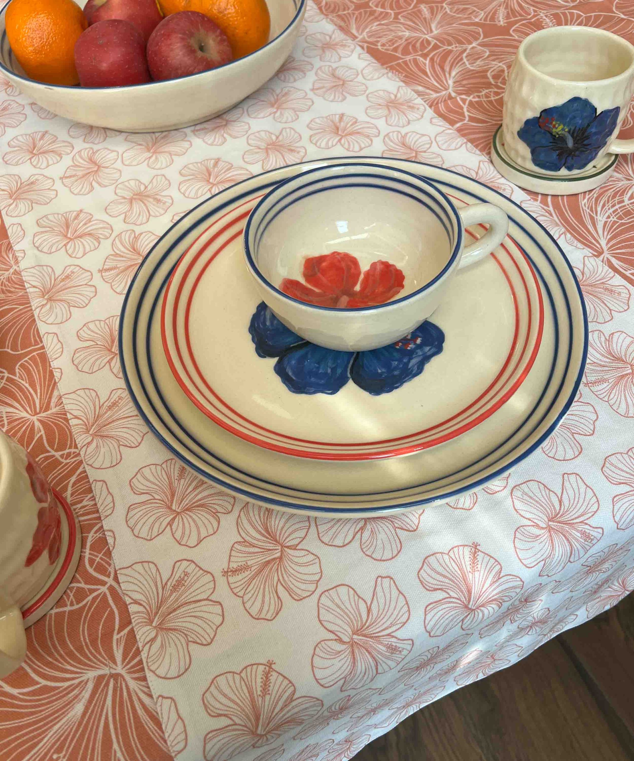 Peach Hibiscus Collection